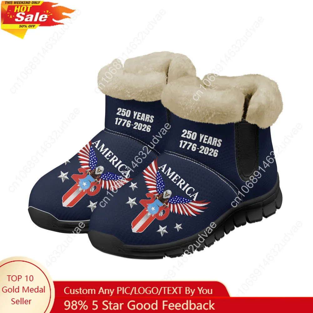 Women Shoes Sneakers - Ameryka 250. rocznica 1776-2026 Pluszowe buty
