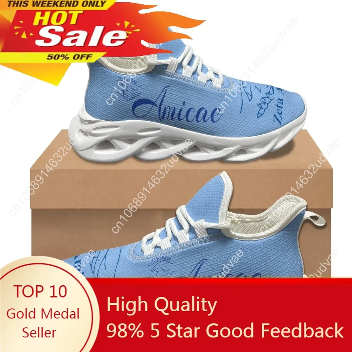 Women Shoes Sneakers - Zeta Amicae Nowy Trend Druk 3D