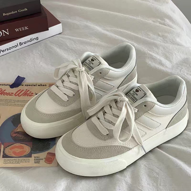 Women Shoes Hong Kong - Płócienne buty z grubą podeszwą dla