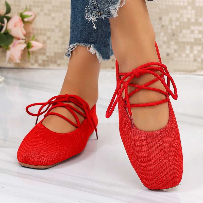 Women Shoes Heels - Francuskie baleriny Mary Jane 2026, letnie,