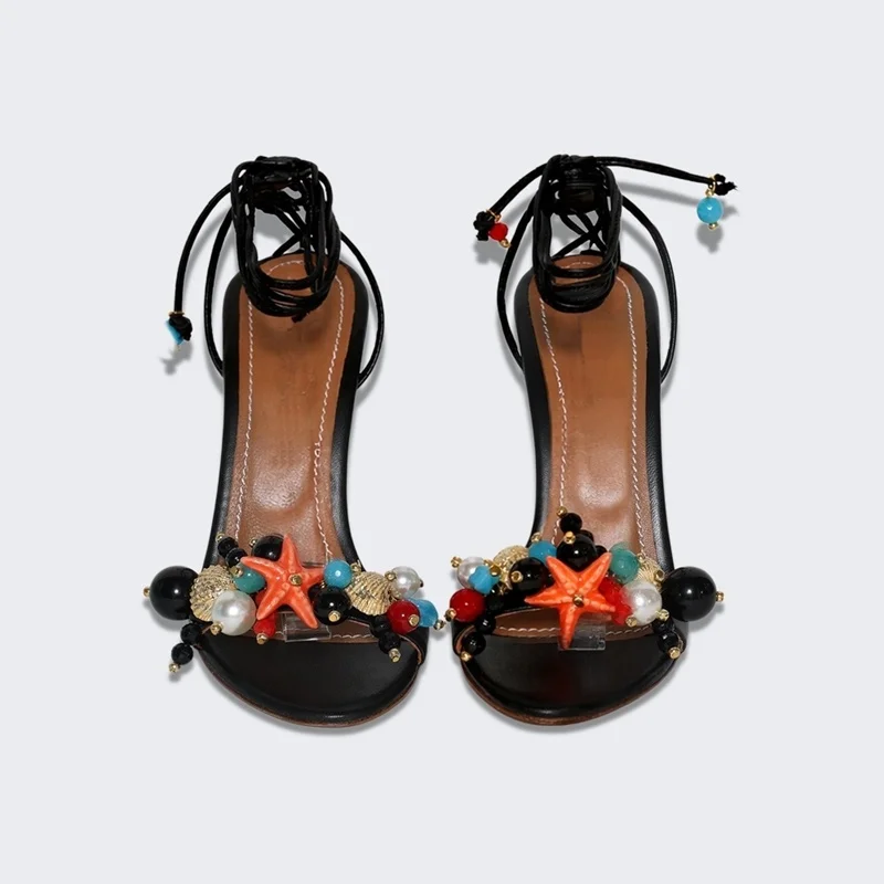 Sandały z perłową skorupą, gwi – Kids Shoes Women recenzja i cena