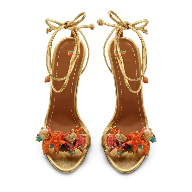 Sandały z perłową skorupą, gwi – Kids Shoes Women recenzja i cena