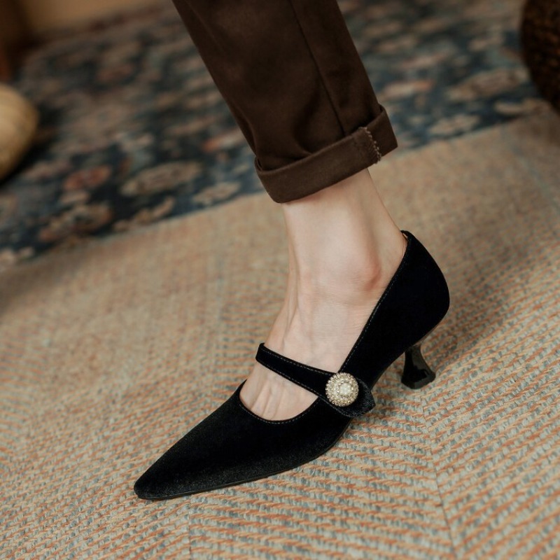 Czerwone szpilki Mary Jane z o – Women Shoes Heels recenzja i cena