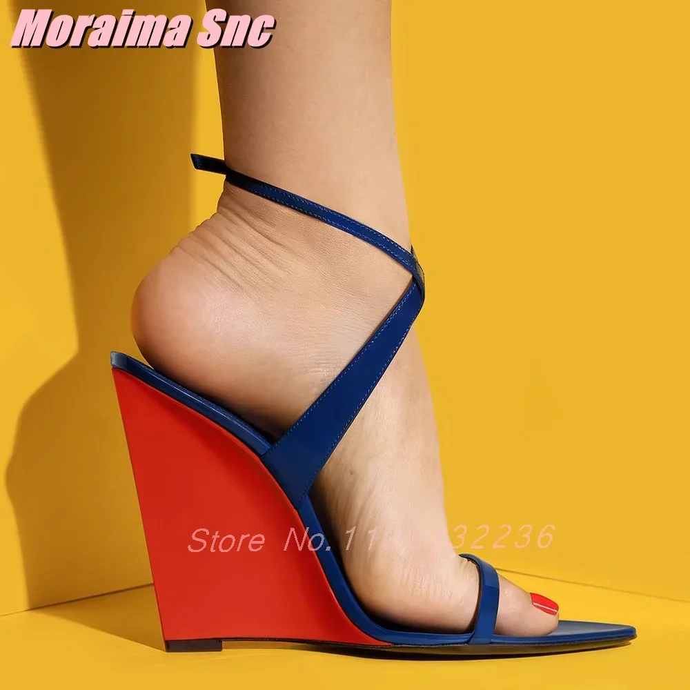 Mixed Colors Wedges Sandals Pa – Kids Shoes Women recenzja i cena