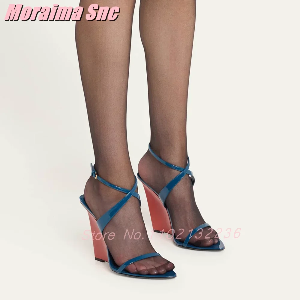Mixed Colors Wedges Sandals Pa – Kids Shoes Women recenzja i cena