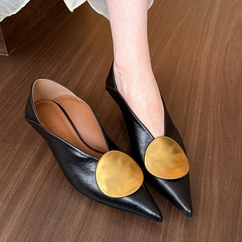 Wsuwane damskie baleriny z ost – Women Shoes Heels recenzja i cena