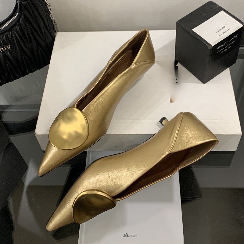 Wsuwane damskie baleriny z ost – Women Shoes Heels recenzja i cena