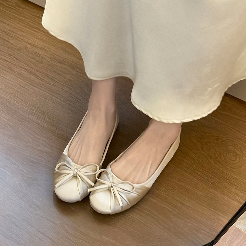 2026 Nowe satynowe baleriny z  – Women Shoes Heels recenzja i cena