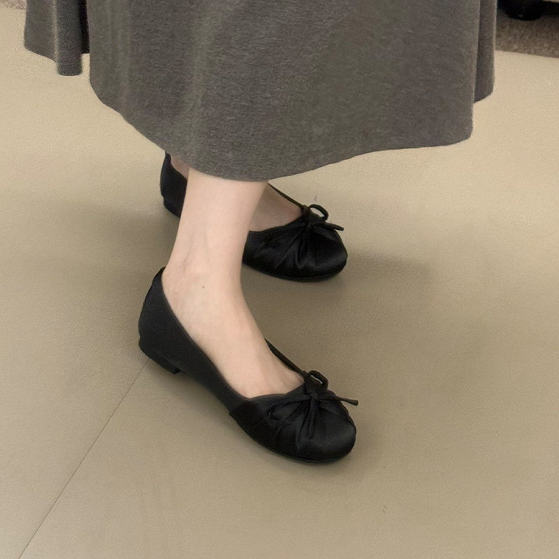 2026 Nowe satynowe baleriny z  – Women Shoes Heels recenzja i cena