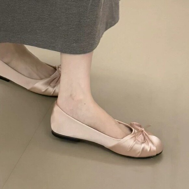 2026 Nowe satynowe baleriny z  – Women Shoes Heels recenzja i cena