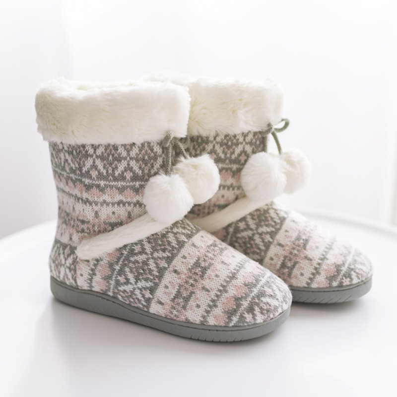Pluszowe Kapcie Botki Damskie  – Women Shoes Boots recenzja i cena