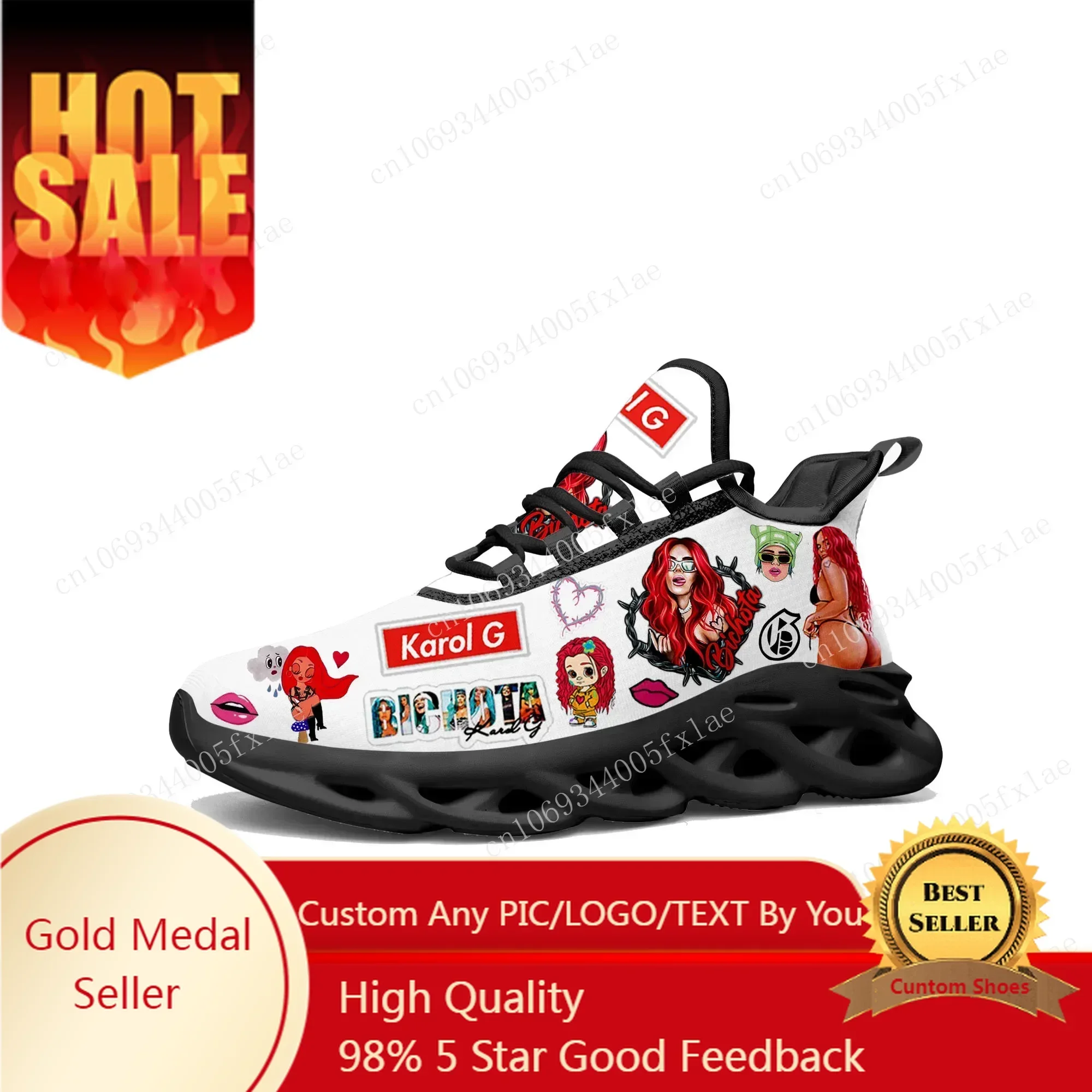 Karol G Bichota Flats Sneakers – Women Shoes Sneakers recenzja i cena
