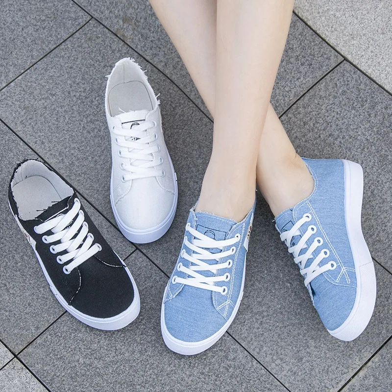 Damskie płócienne sneakersy na – Kids Shoes Women recenzja i cena