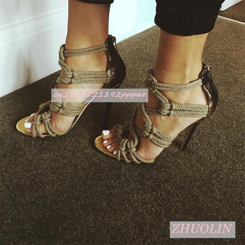 Sandały damskie z plecionym sz – Kids Shoes Women recenzja i cena